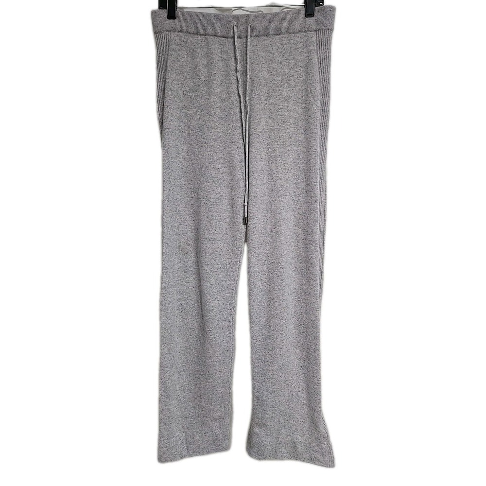 Pure Collection 100% Cashmere  Trousers Lounge Pants Gray Buttery Soft Size M